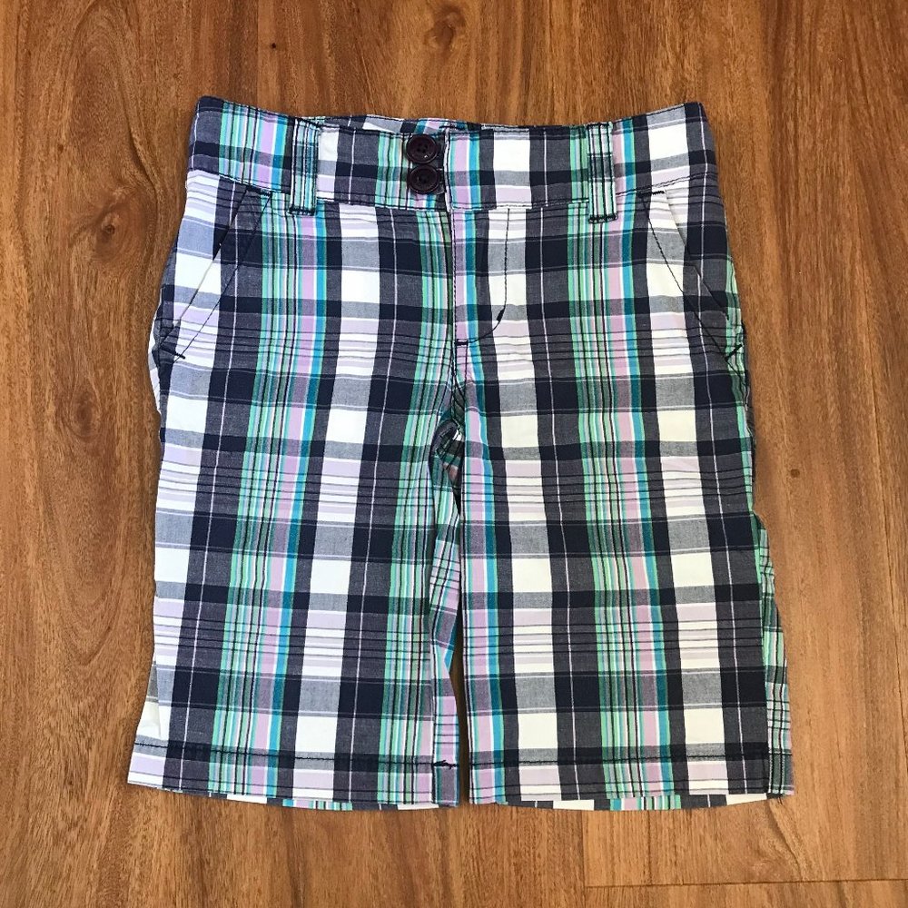 Roxy Plaid Capri Shorts (Children's)